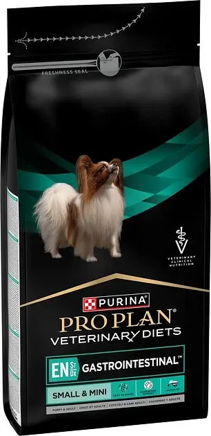 Сухой диетический корм для щенков и взрослых собак мелких пород Purina Pro Plan для уменьшения расстройств кишечной абсорбции, устранения расстройств пищеварения и при экзокринной недостаточности поджелудочной железы 1,5 кг - фото 3