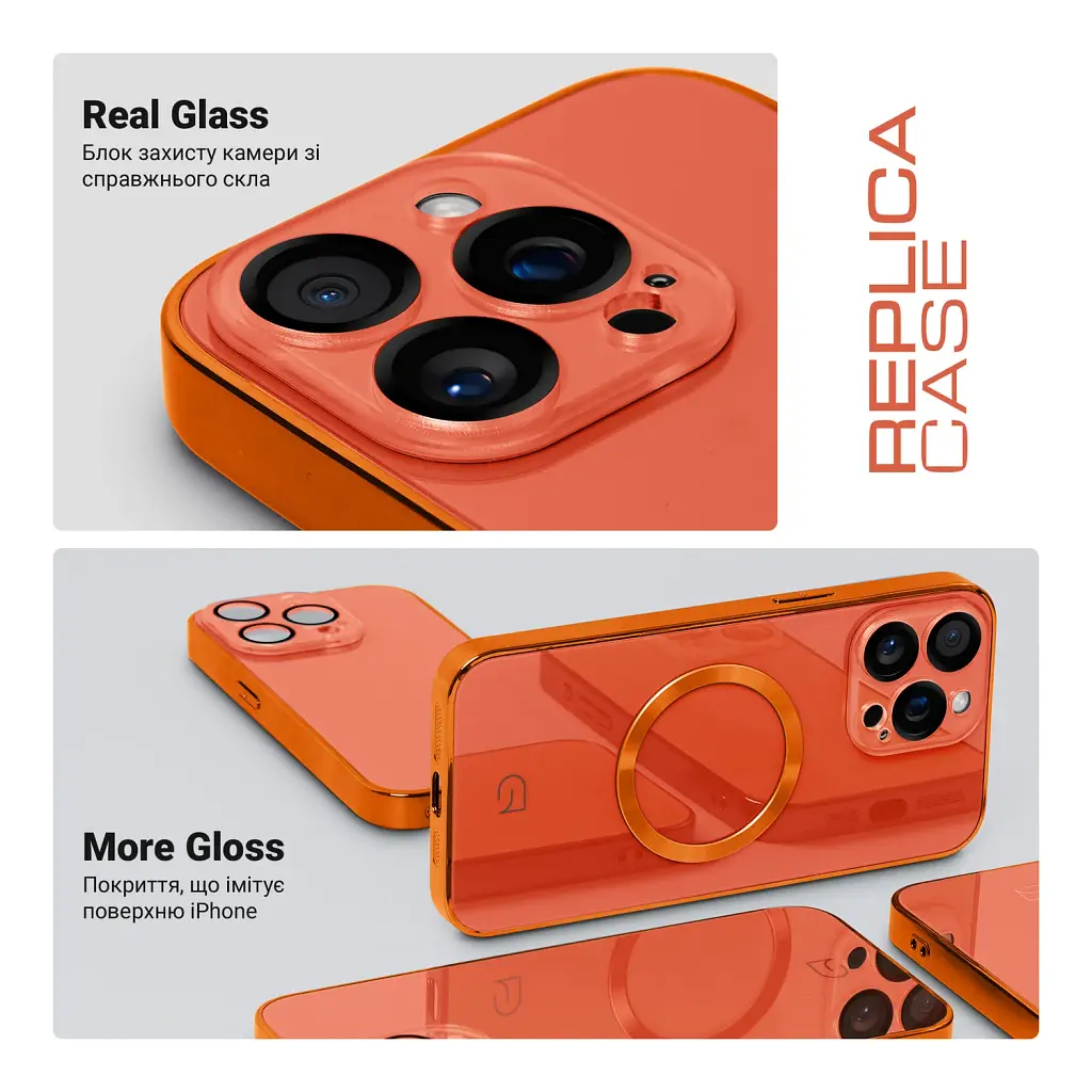 Чохол ArmorStandart Replica MagSafe для Apple iPhone 15 Pro Orange - фото 3