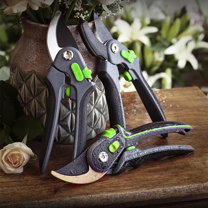 Профессиональный садовый секатор JRF для обрезки деревьев, роз и разных растений - фото 5