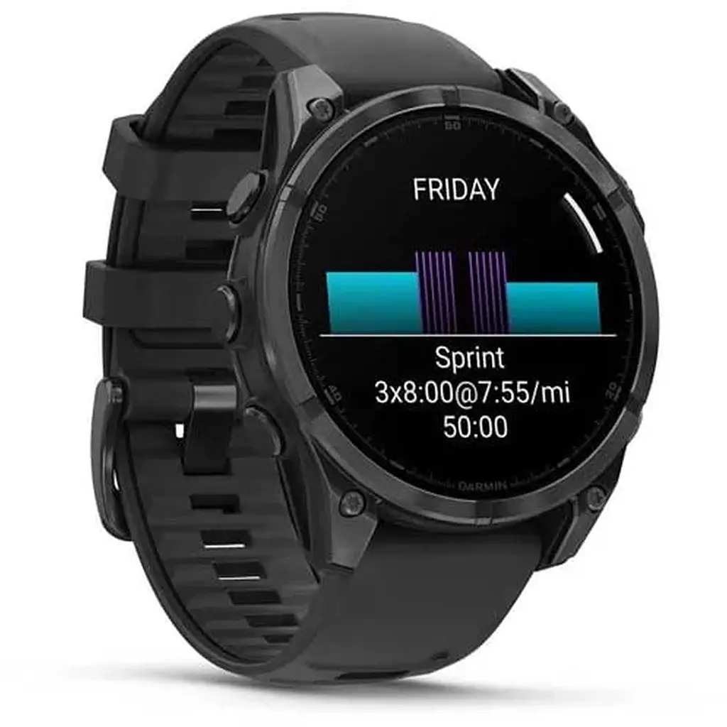 Смарт-годинник Garmin Fenix 8 47mm AMOLED Slate Grey with Black Silicone (010-02904-09) - фото 3