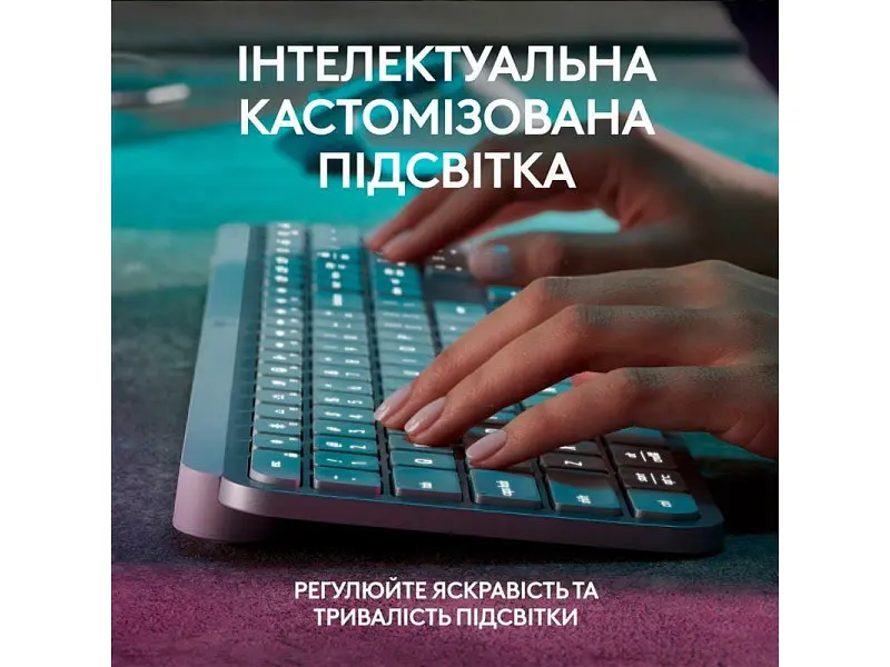 Клавіатура Logitech MX Keys S Pale Grey UA (920-011588) - фото 5
