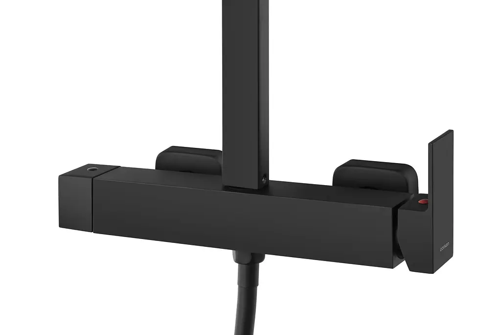 Душова система Corsan Ango black mat CMN024, Чорний матовий - фото 4