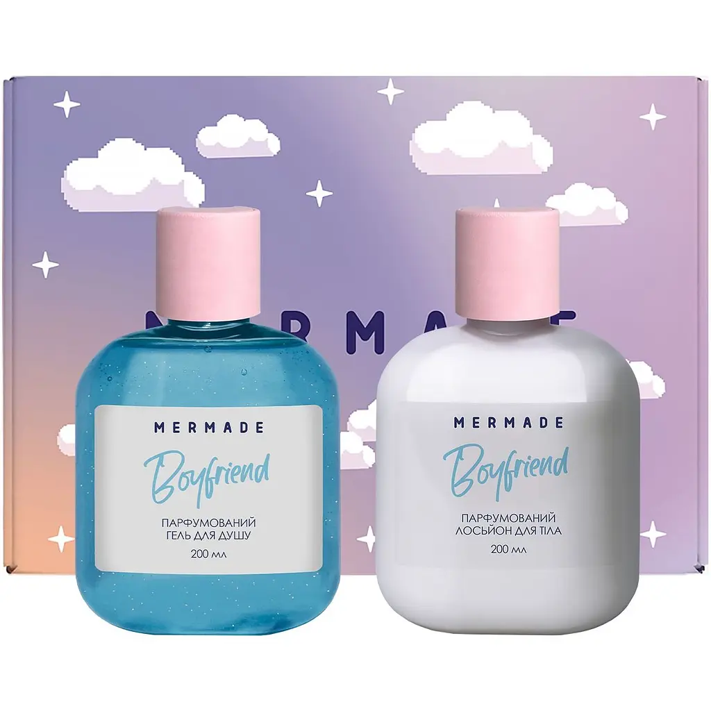 Парфумований набір для тіла Mermade Boyfriend, гель для душу, 200 мл + лосьйон для тіла, 200 мл - фото 2