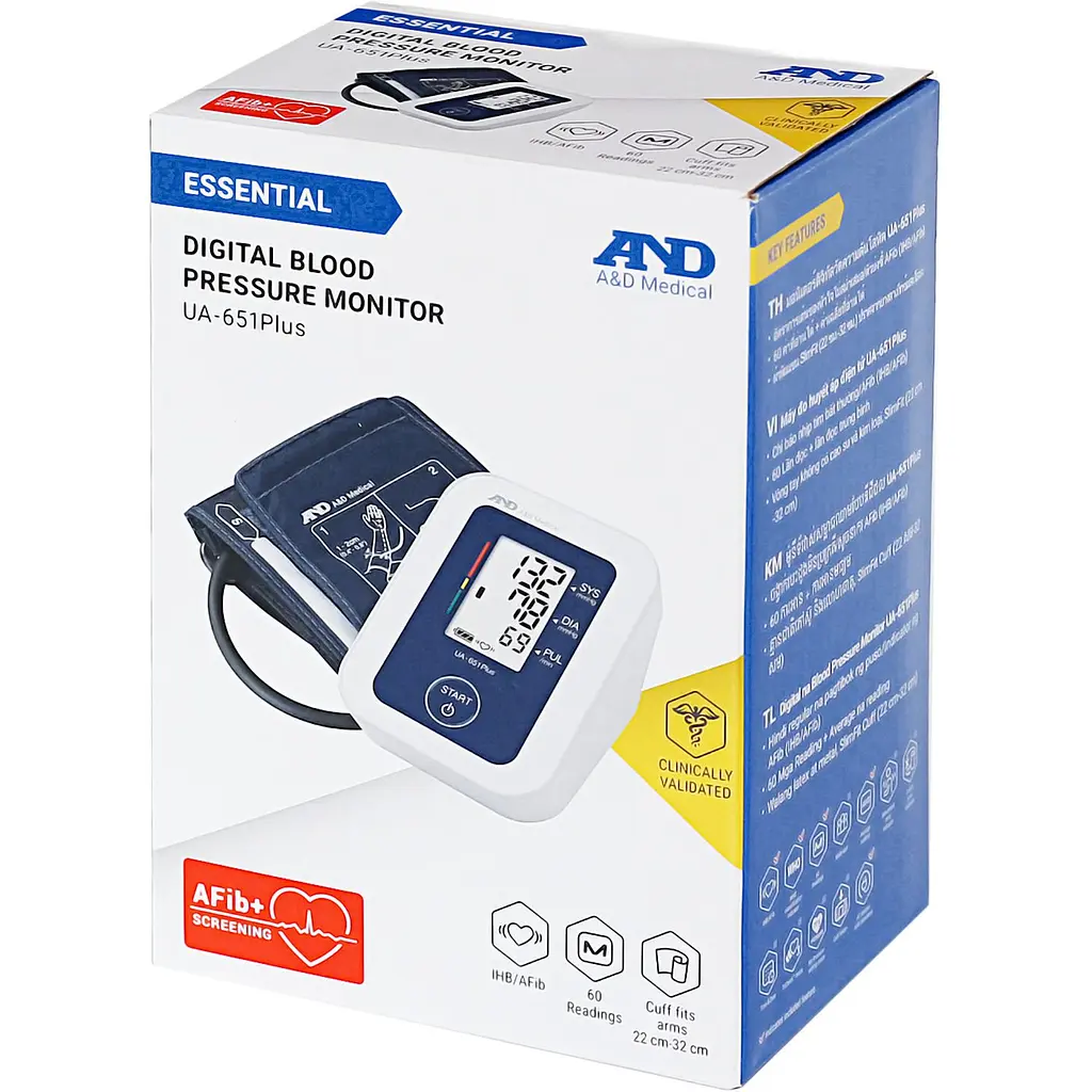 Автоматический тонометр AND UA-651 Plus, белый - фото 6