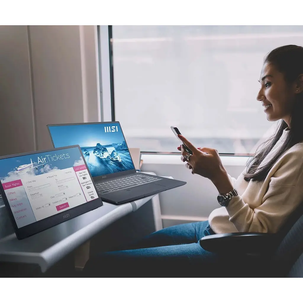 Портативний монітор MSI Pro MP161 E2U [118630] - фото 14