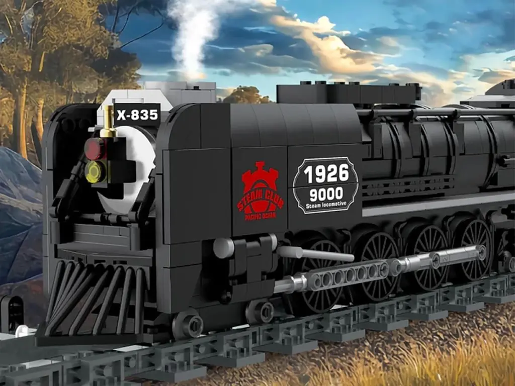 Конструктор "Ретро локомотив" 1546 элементов черный Ramiz - фото 6