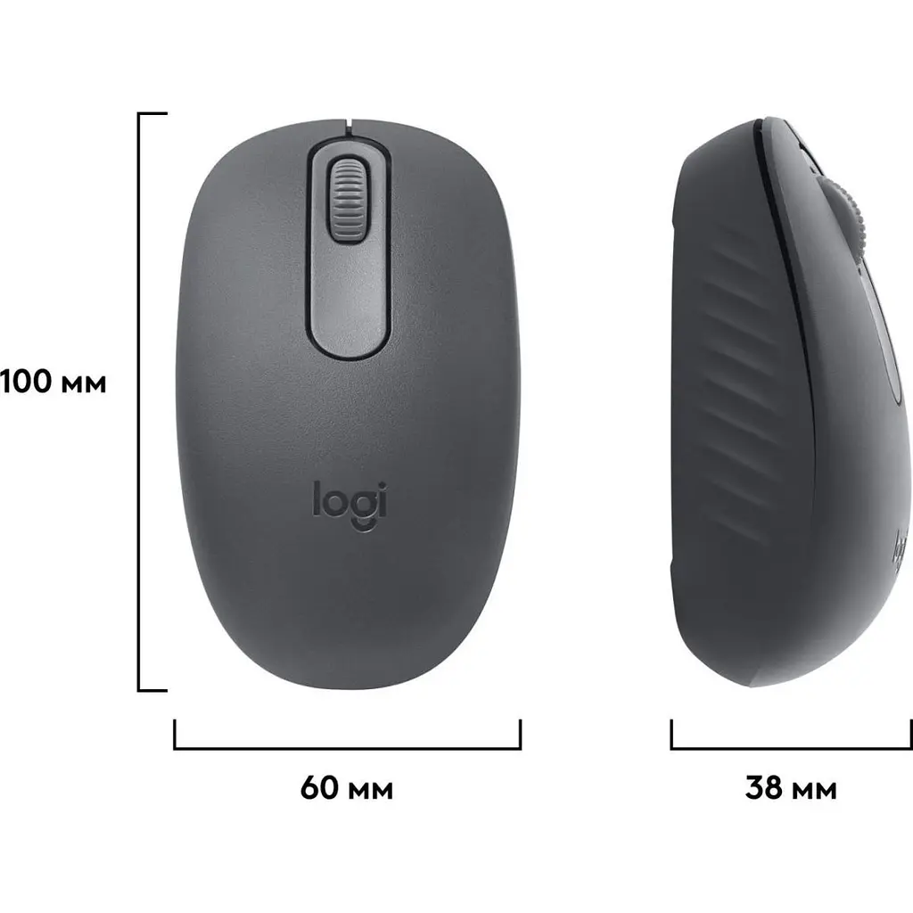 Миша Logitech M196 Graphite (910-007459) [127491] - фото 7