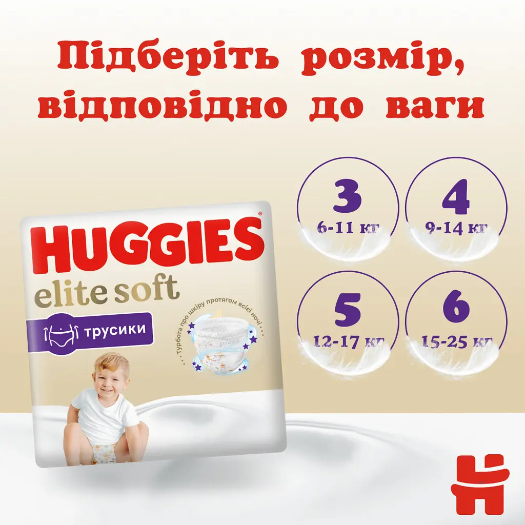 Підгузки Huggies Elite Soft 5 (12-17кг) Mega 34 шт (5029053549354) - фото 11