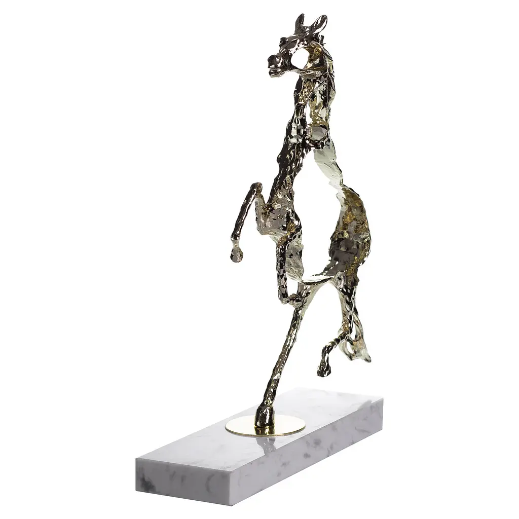 Декоративна фігурка Yiwu Horse 28х8.5х34 см металева статуетка колекційна для дому настільний декор HP-7-8 - фото 4
