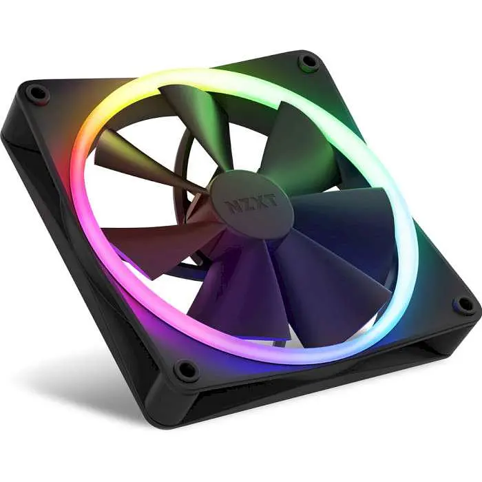 Комплект вентиляторів NZXT F140 RGB Twin Pack Black (RF-R14DF-B1) - фото 3