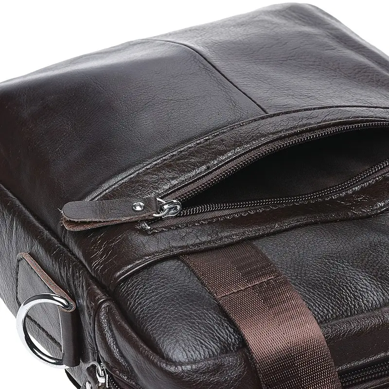 Чоловіча шкіряна сумка Borsa Leather K18863-brown - фото 7