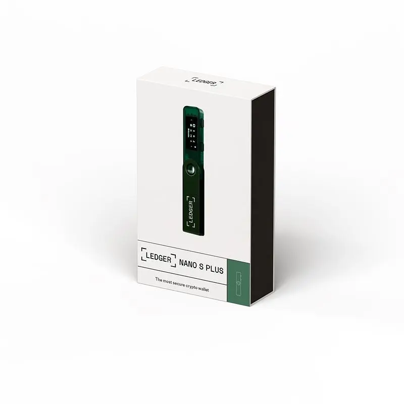 Апаратний гаманець для криптовалют Ledger Nano S Plus Emerald Green (LNSPEG) - фото 7