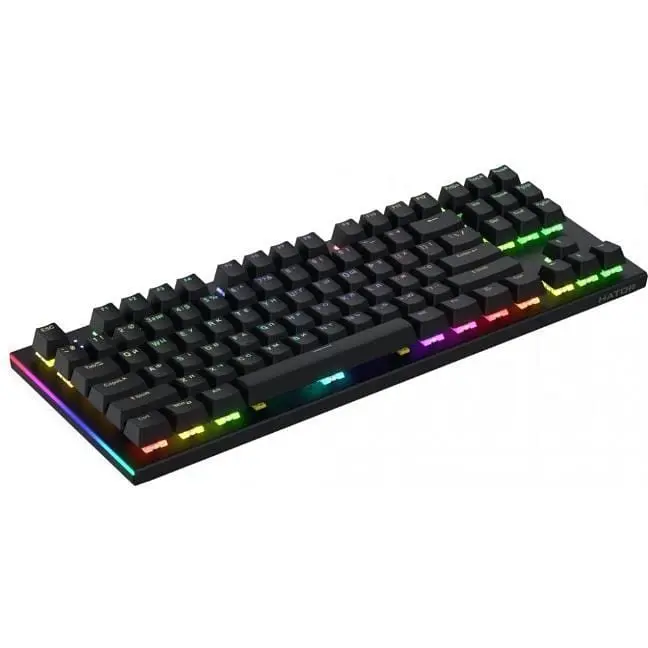 Клавиатура проводная Hator HTK-550 Gravity X TKL orange Black - фото 7