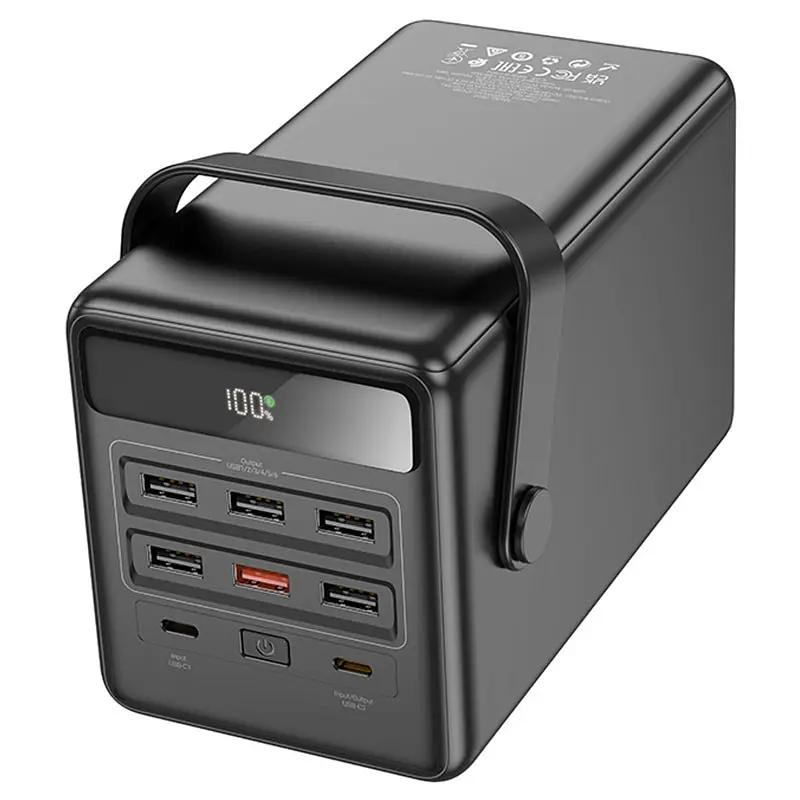 Портативний ЗП Power Bank Hoco DB03 Endure 22.5W 100 000 mAh Black - фото 2
