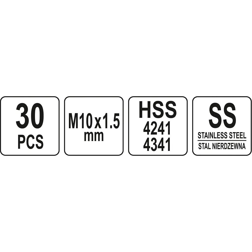 Набір інструментів Yato для ремонту різьби M10x1, 5 (YT-17634) - фото 4