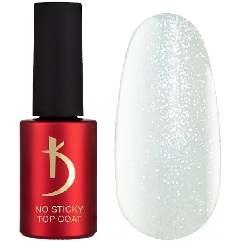 Верхнее покрытие без липкого слоя Kodi Professional No Sticky Top Coat Sparkle 7 мл - фото 2