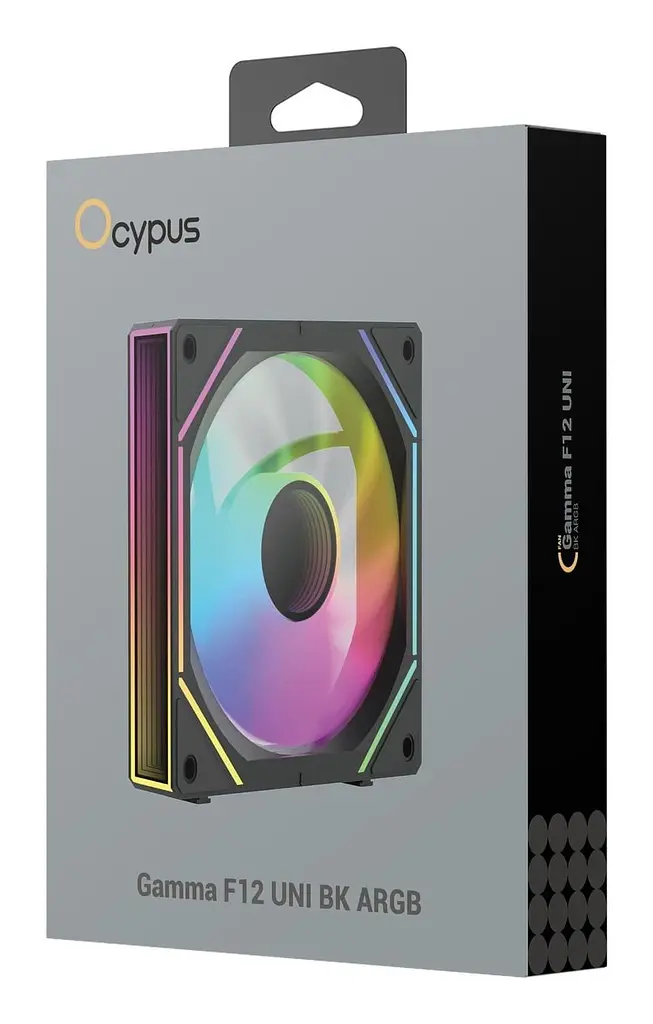 Вентилятор Ocypus GAMMA F12 UNI ARGB Black (GAMMA-F12-BK1AM00U-GL) - фото 8