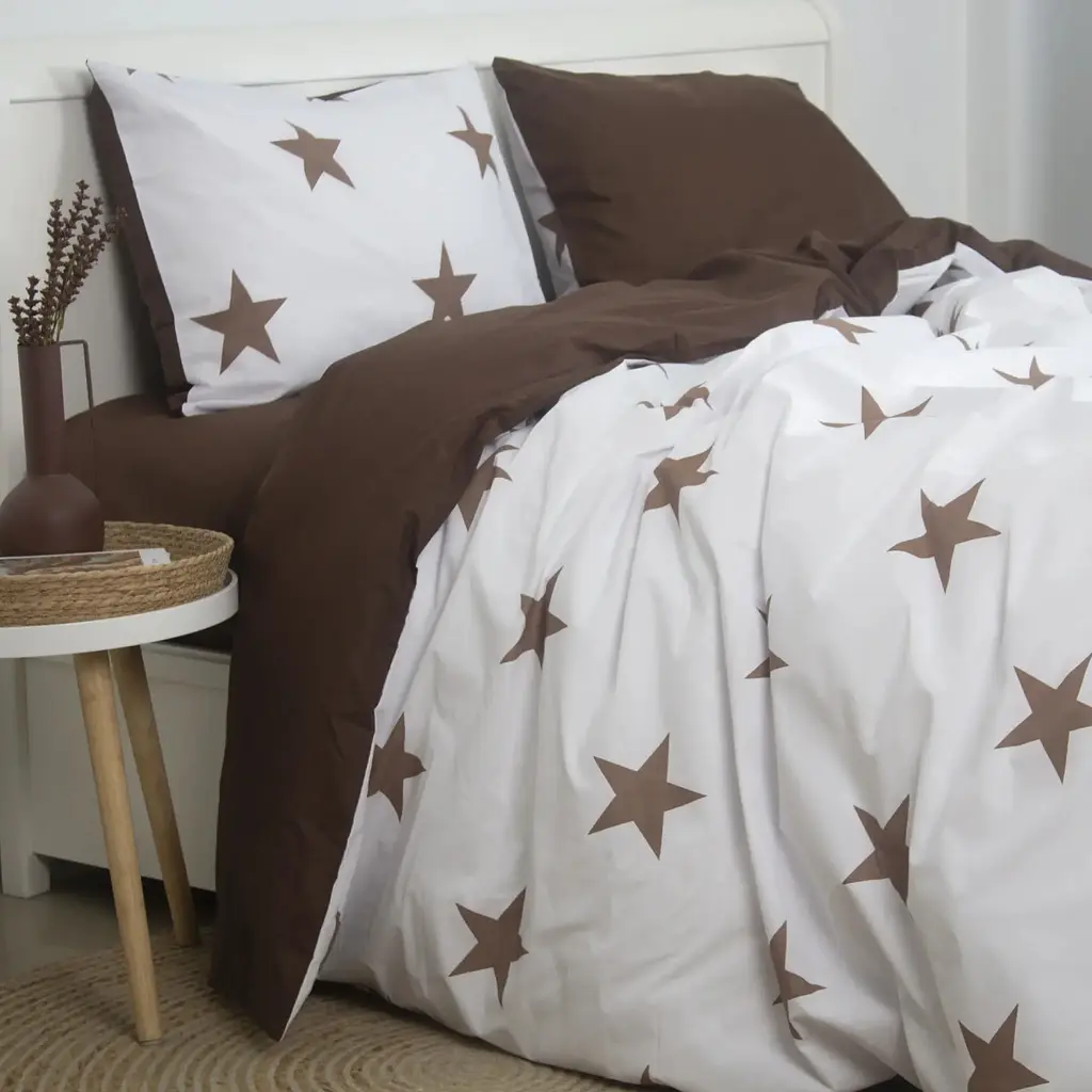 Постільна білизна сімейна ТЕП Chocolate Stars 2-00882_35952 215х150х2 см - фото 5