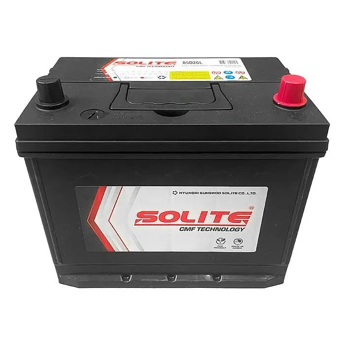 Аккумулятор Solite 6СТ-70Ah 85D26L ASIA Ев (-/+) 620CCA 260 x 173 x 225 мм - фото 2