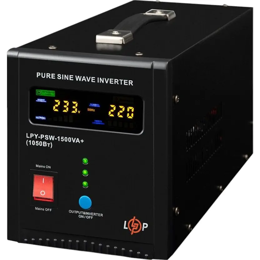 ИБП LogicPower LPY-PSW-1500VA+ (1050W) (22872) - фото 2