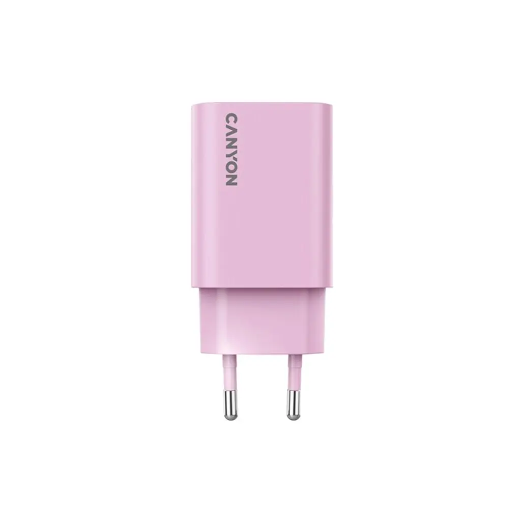 Зарядний пристрій Canyon 30CL OnCharge USB-C PD 30 Вт рожевий (CNE-CHA30CLPK) - фото 3