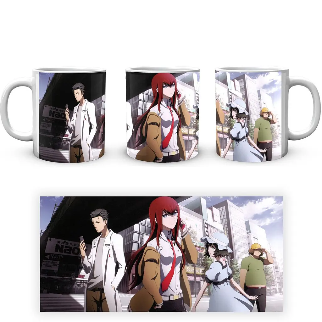 Кружка GeekLand Steins Gate Брама Штейна Макисе Ринтаро Маюри SG 19 330 мл белая - фото 3