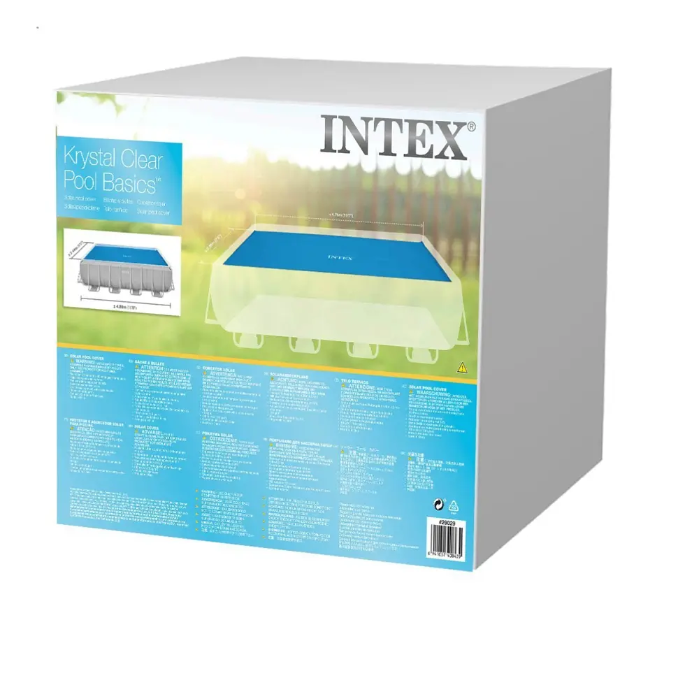 Теплозберігаюче покриття (солярна плівка) для басейну Intex 28029, 476-234 см - фото 2