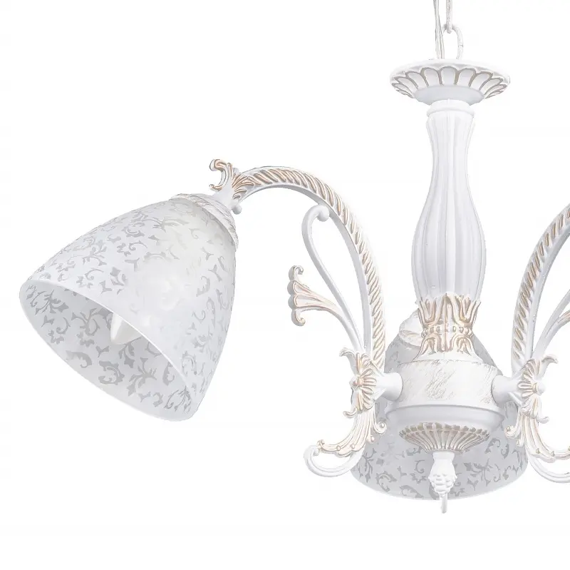 Люстра подвесная Brille классическая E27 60W WH (BKL-486S/3) - фото 7