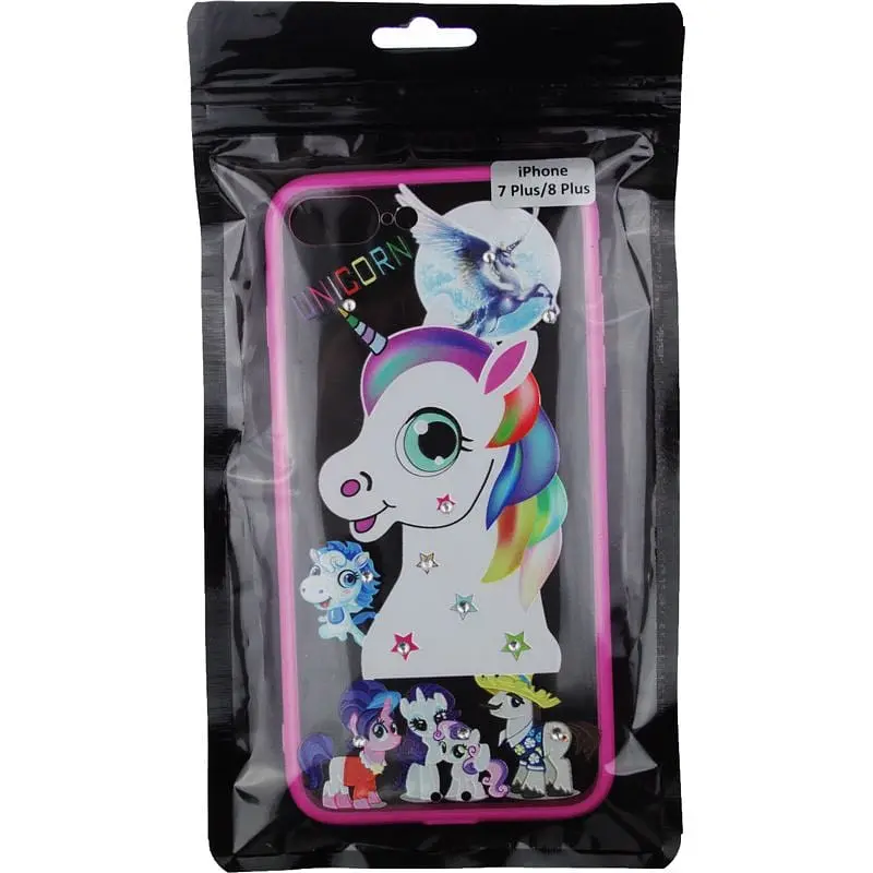 Чохол-накладка Toto TPU Сartoon Network Case IPhone 7 Plus /8 Plus Pink Unicorn - фото 2
