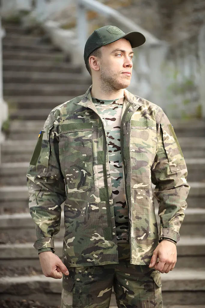 Бейсболка тактична Punisher Rip-Stop Olive - фото 3