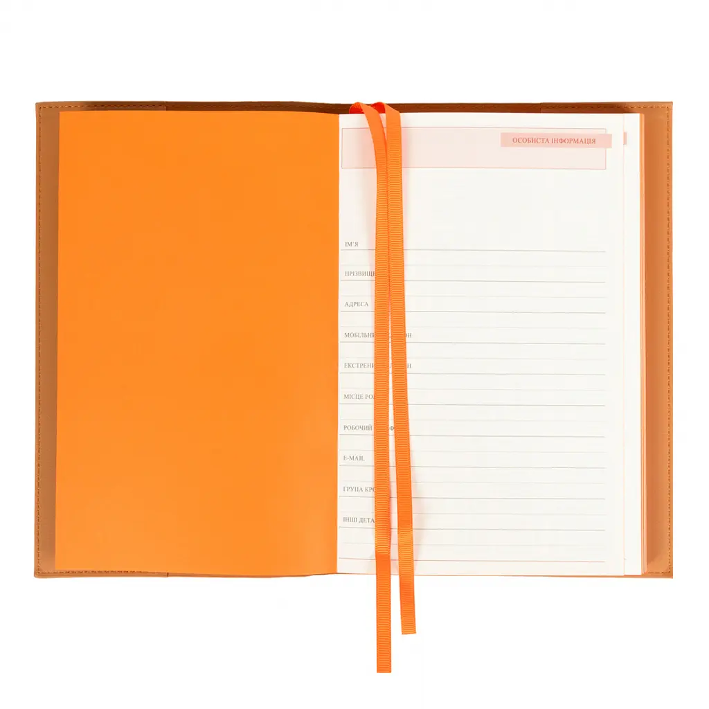 Щоденник діловий Leo Planner Amber А5 м'який теракотовий 320 сторінок (252771) - фото 4