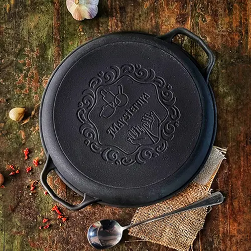 Жаровня чугунная литая Наша мастерская 40х4 см (400-40) - фото 2