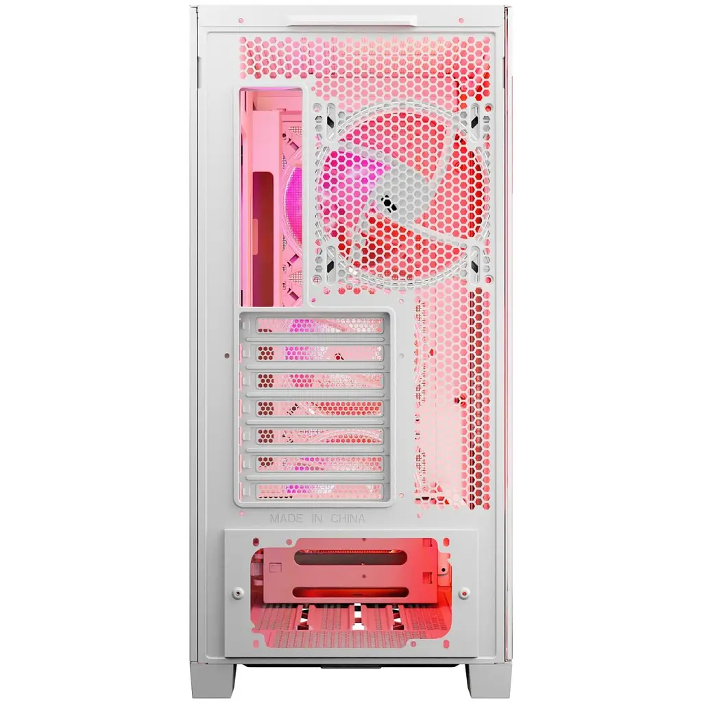 Корпус Modecom VOLCANO EXPANSE S ARGB 4x140 мм fans MIDI USB 3.0x2+TYPE-C WHITE без БЖ ATX (AT-EXPANSE-SG-20-000000) - фото 9