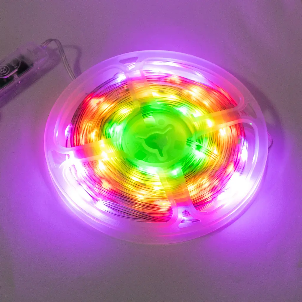 Світлодіодна стрічка RGB APP 10 м з пультом, живлення від USB 5 В - фото 5