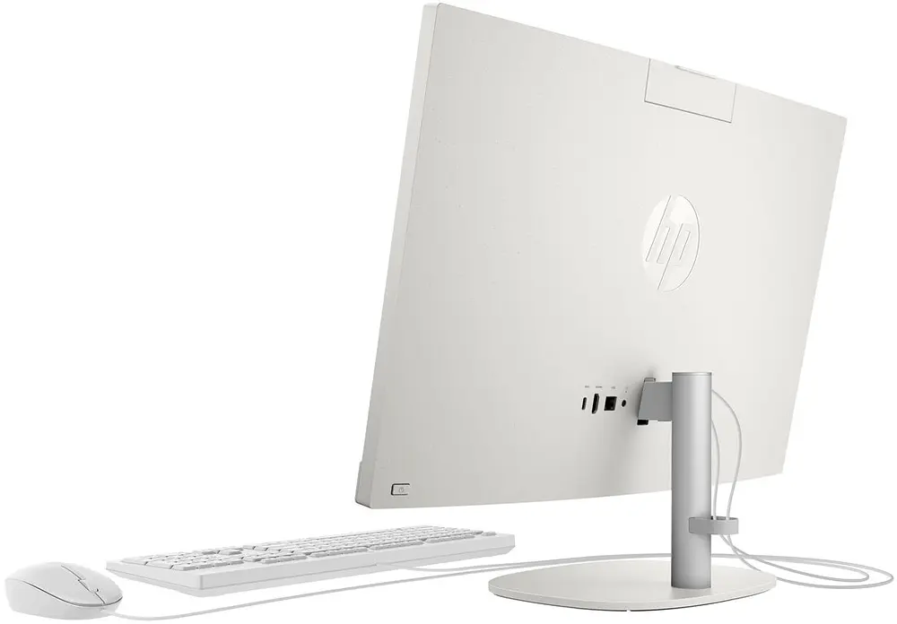 Моноблок HP 23.8" 24-cr0000ua AiO Ryzen 7 7730U/16Gb/SSD512Gb/WiFi/Cam/K&M/DOS/Shell White - фото 4