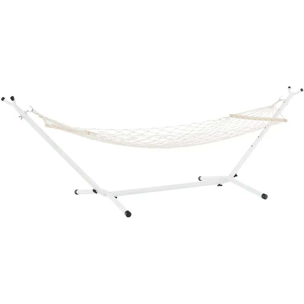 Гамак плетеный Jumi Garden с планкой белый - фото 4