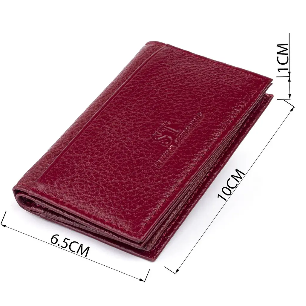 Візитниця-книга ST Leather 19218 бордова - фото 8