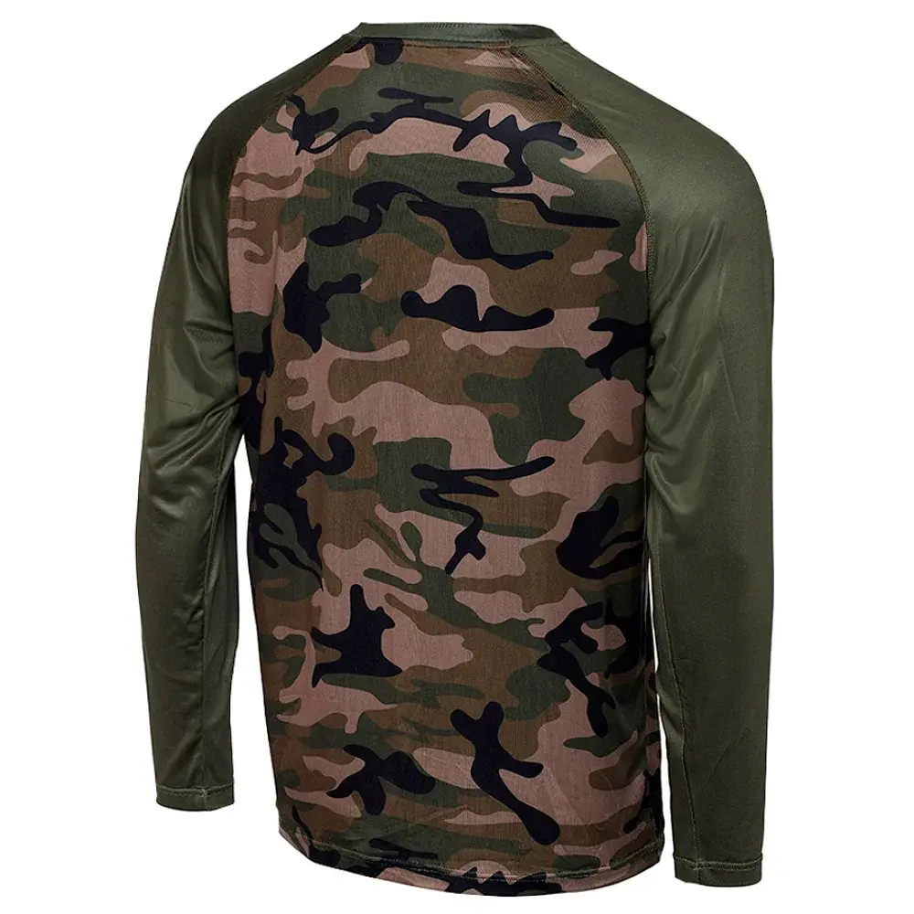 Реглан Prologic UV Camo Long Sleeve T-Shirt XXL Camo/Green - фото 3