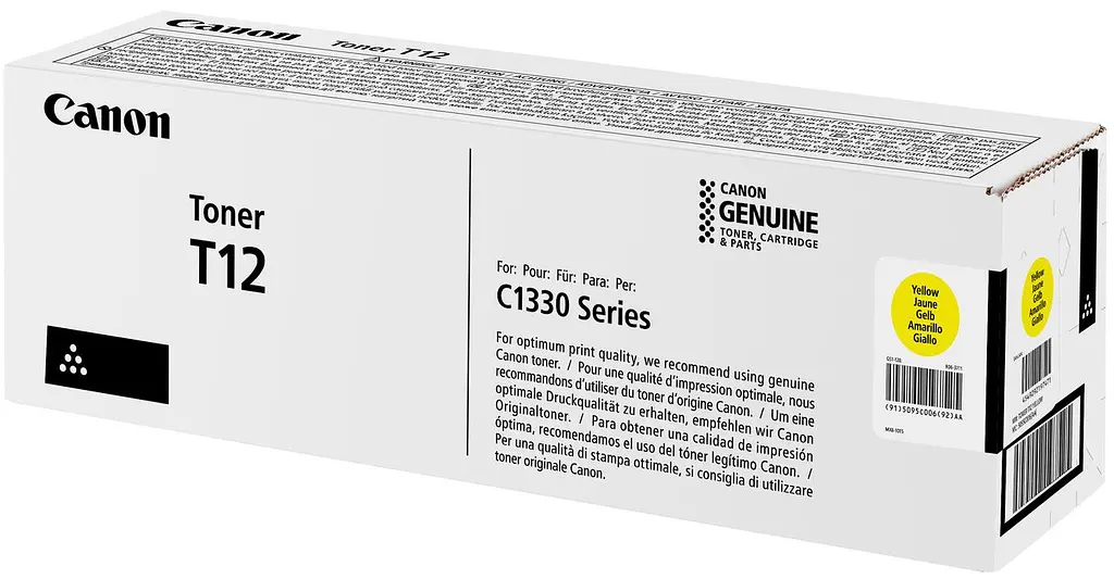 Картридж Canon T12 i-SENSYS XC1333 Series 5400 Стр. Yellow teh0015640 - фото 4