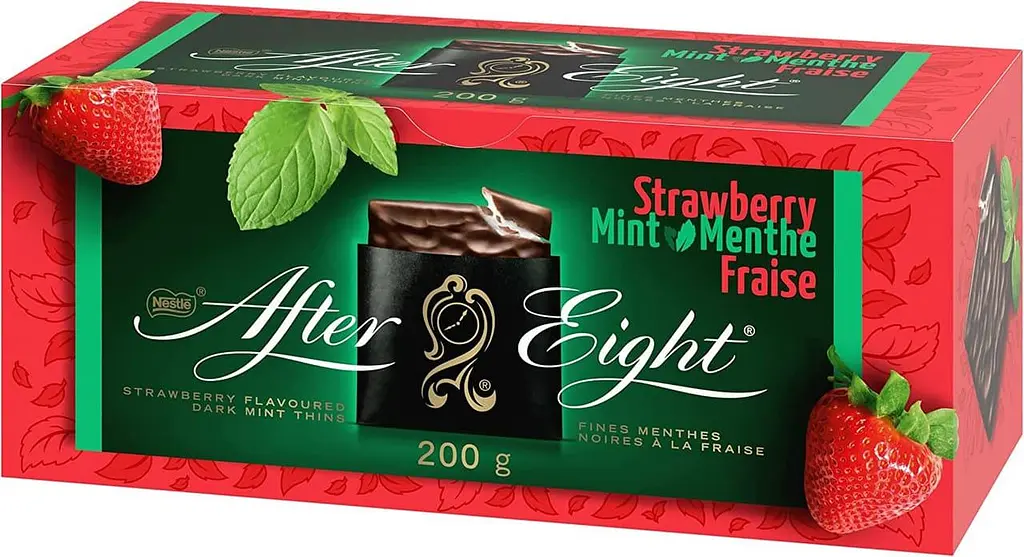 Шоколадні цукерки Nestle After Eight Strawberry Mint 200г - фото 7