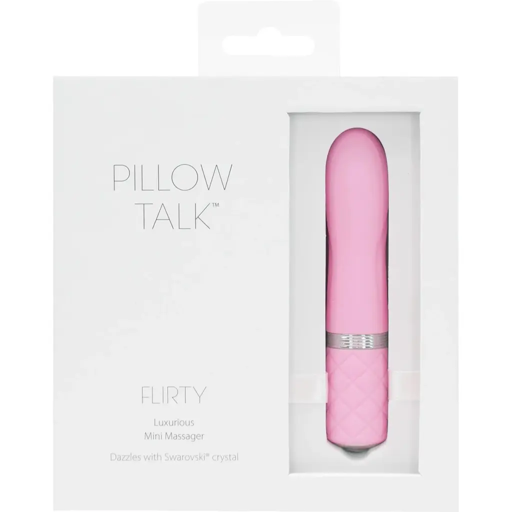 Роскошный вибратор Pillow Talk - Flirty Pink с кристаллом Сваровски - фото 8