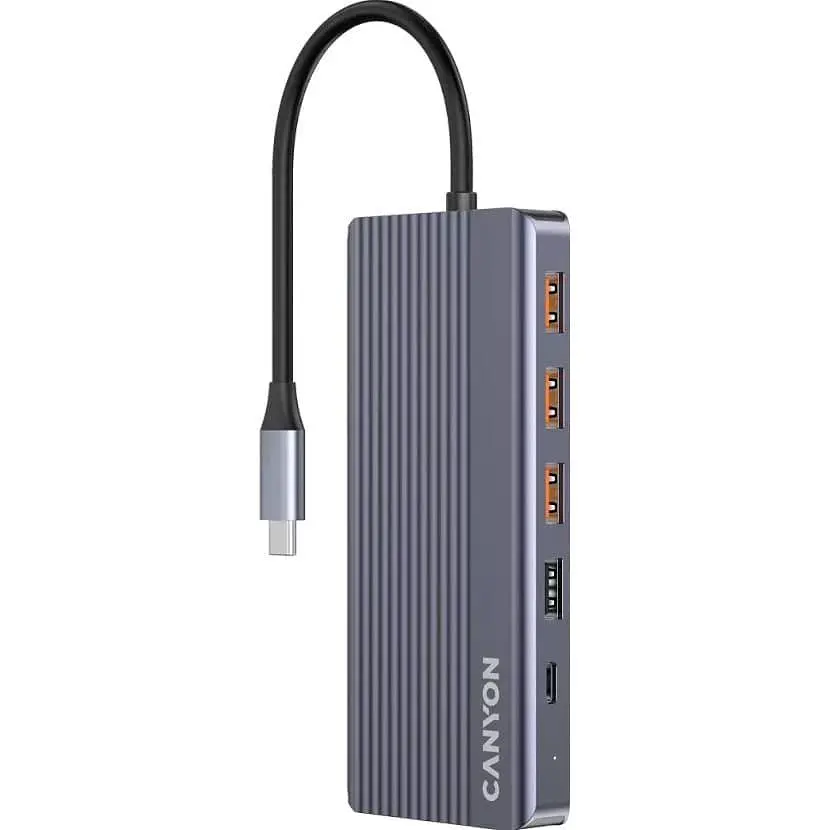 USB-Хаб Canyon 13-в-1 4K USB-C DS-16 (CNS-TDS16) - фото 4