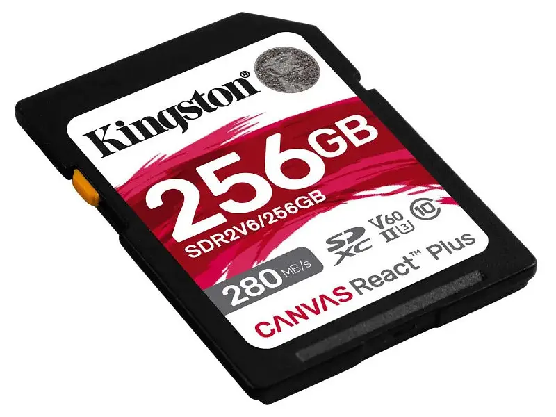 Карта пам'яті Kingston Canvas React Plus SDXC UHS-II U3 V60 Class 10 256 GB (SDR2V6/256GB) - фото 2