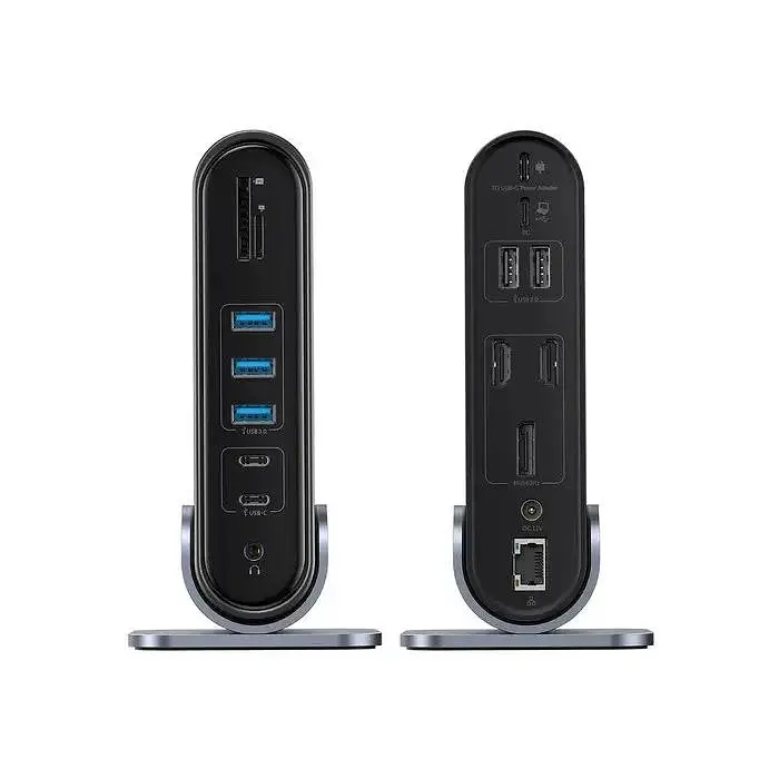 USB-Хаб Baseus UnionJoy 17-Port Triple-Display Docking Station Space Grey (B00532304811-00) - фото 4