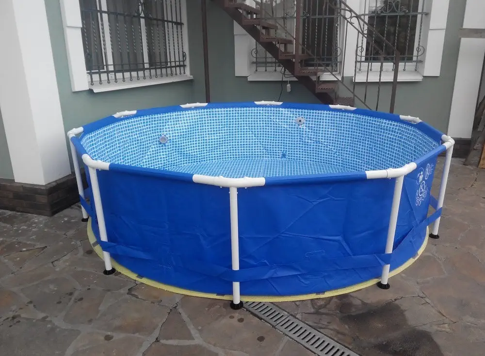 Басейн Каркасний Круглий для всієї родини Intex Блакитний 305 x 76 см - фото 3