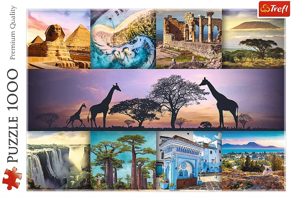 Пазл Колаж: Африка - 1000 елементів Trefl 10792 - фото 3
