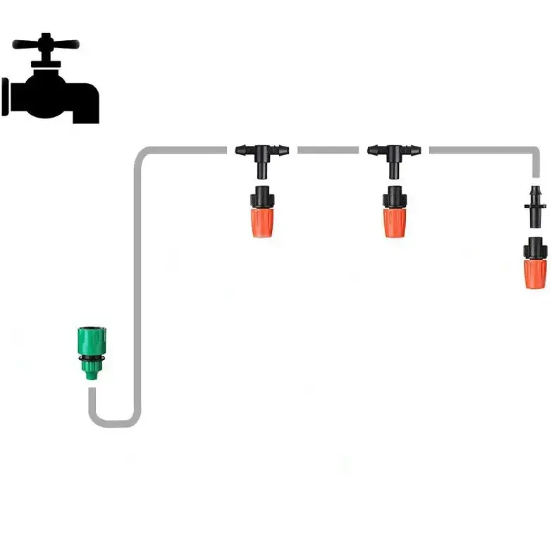Комплект для орошения растений и полива Bass Polska 8103, 20 м - фото 4