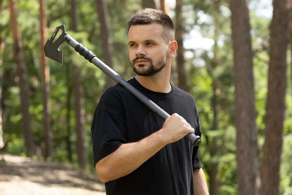 Сокира 2E Tactical накінечник Axl Gray для тактичних лопат-мультитулів з шестигранником (2E-AXHT-GR) - фото 8