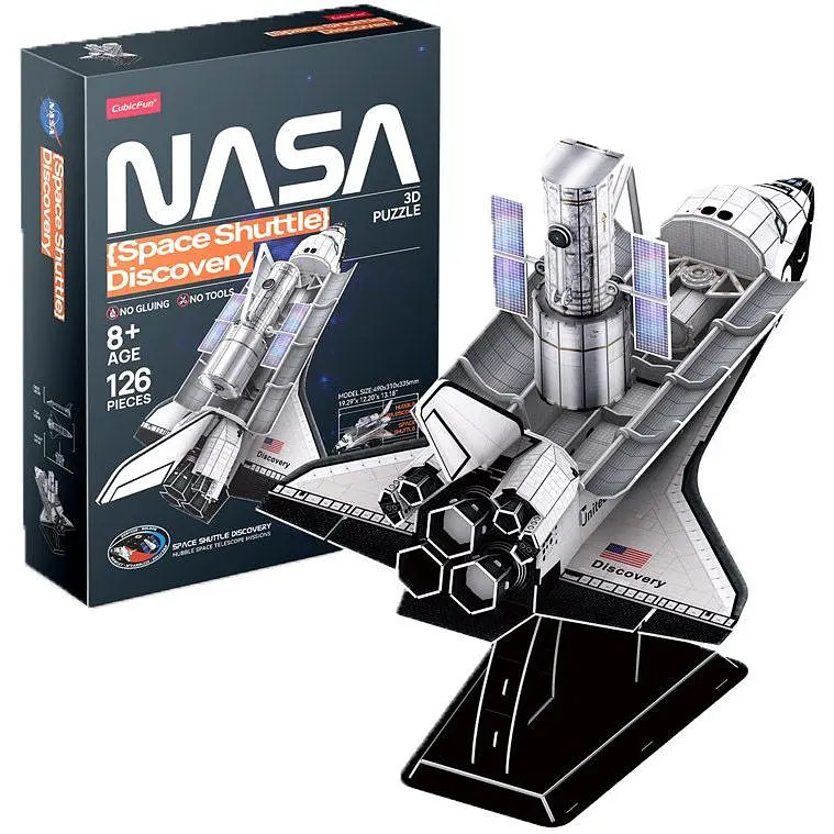 Пазл 3D CubicFun NASA Космічний шатл Дискавері (DS1057h) - фото 2