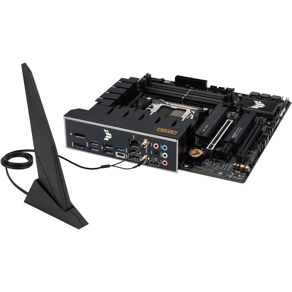 Материнская плата Asus TUF Gaming B650M-PLUS WIFI sAM5 B650 4xDDR5 M.2 HDMI DP WiFi BT mATX - фото 7
